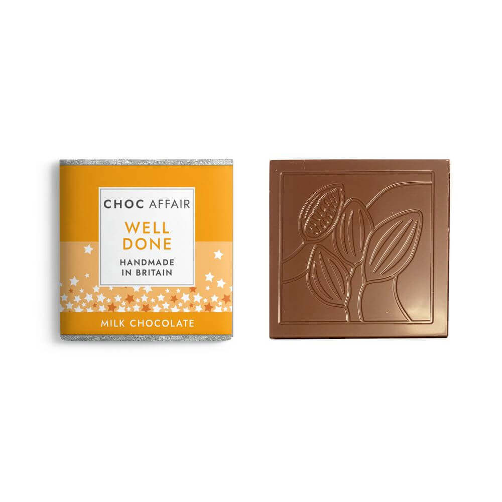 Choc Affair Well Done Milk Chocolate Bar 30g